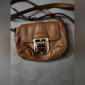 VTG Michael Kors Cross Body Purse, Authentic MK, Soft Leather In New Condition